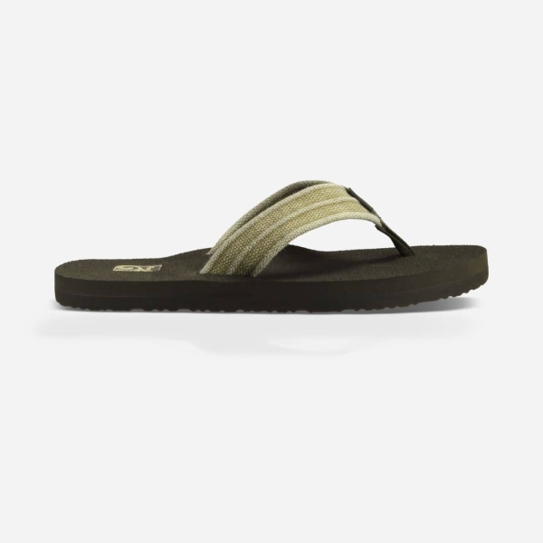Hungary Teva Mush II Canvas - Férfi Papucs Zöld - 351-HQOMR